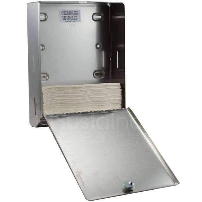 Bobrick B-2620 Commercial Paper Towel Dispenser, Surface-Mounted, Stainless Steel - Image 8