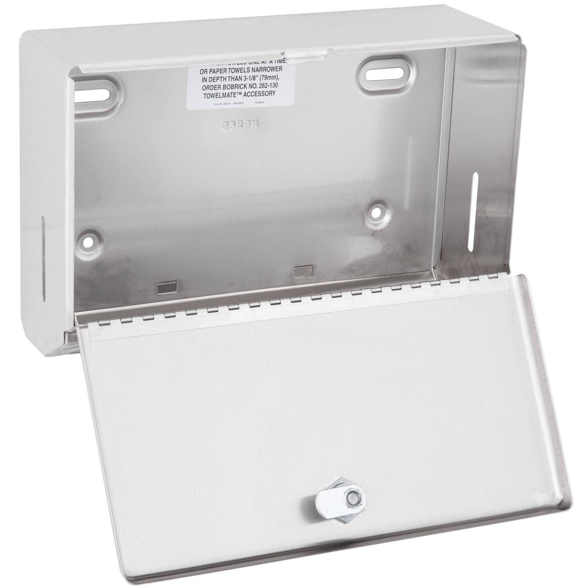 Bobrick B-2621 Commercial Paper Towel Dispenser, Surface-Mounted, Stainless Steel - Image 12