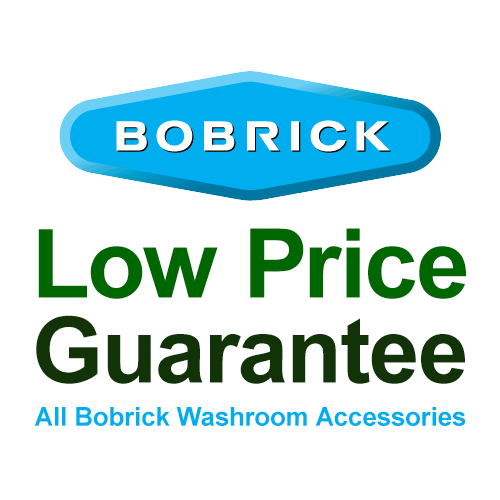 Bobrick B-3513 Commercial Restroom Sanitary Waste Bin, 2.3 L, Recessed-Mounted, 8-1/16" W x 14-1/8" H x 4-1/2" D, Stainless Steel - Image 4
