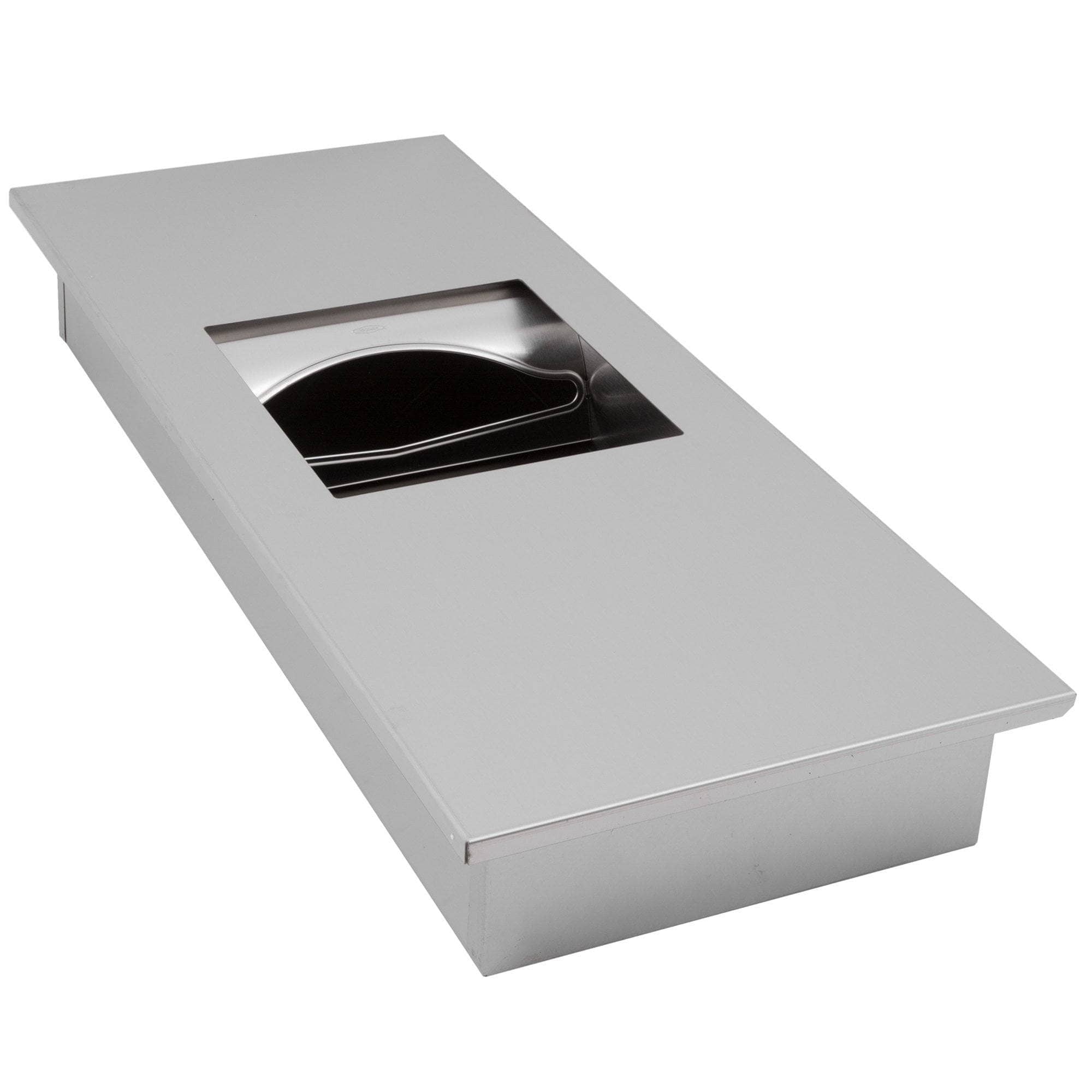 Bobrick B-36903 Combination Commercial Paper Towel Dispenser/Waste Receptacle, Recessed-Mounted, Stainless Steel - Image 5