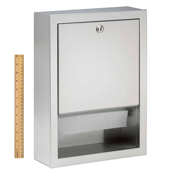 Bradley 2441-11 Commercial BX-Paper Towel Dispenser, Surface Mounted, Stainless Steel - Image 4