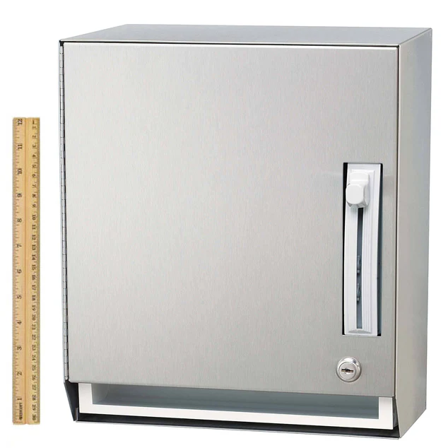 Bradley Towel Dispenser 2483-00 Commercial BX-Paper Towel Dispenser, Surface-Mounted, Stainless Steel - Image 3