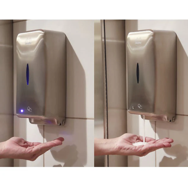 Bradley 6A01-11 Automatic Foam Soap/Sanitizer Dispenser, Surface Mount - Image 9