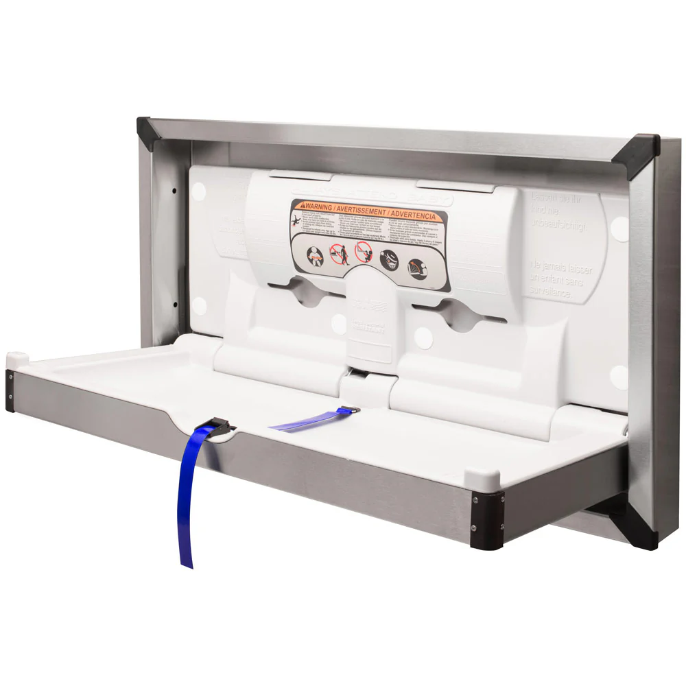 Bradley 962-11 Baby Changing Station, Surface-Mounted, Stainless Steel - Image 5