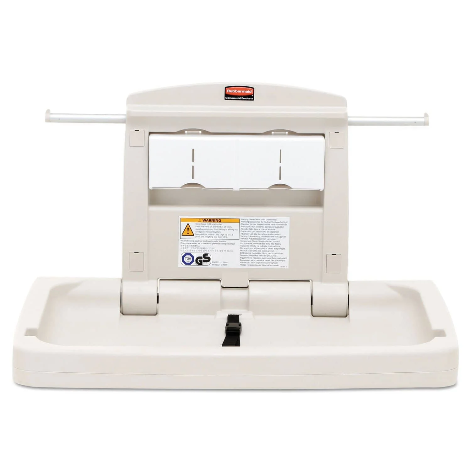 Rubbermaid Sturdy Station 2 Baby Changing Table, 33.5 X 21.5, Platinum - RCP781888 - Image 4